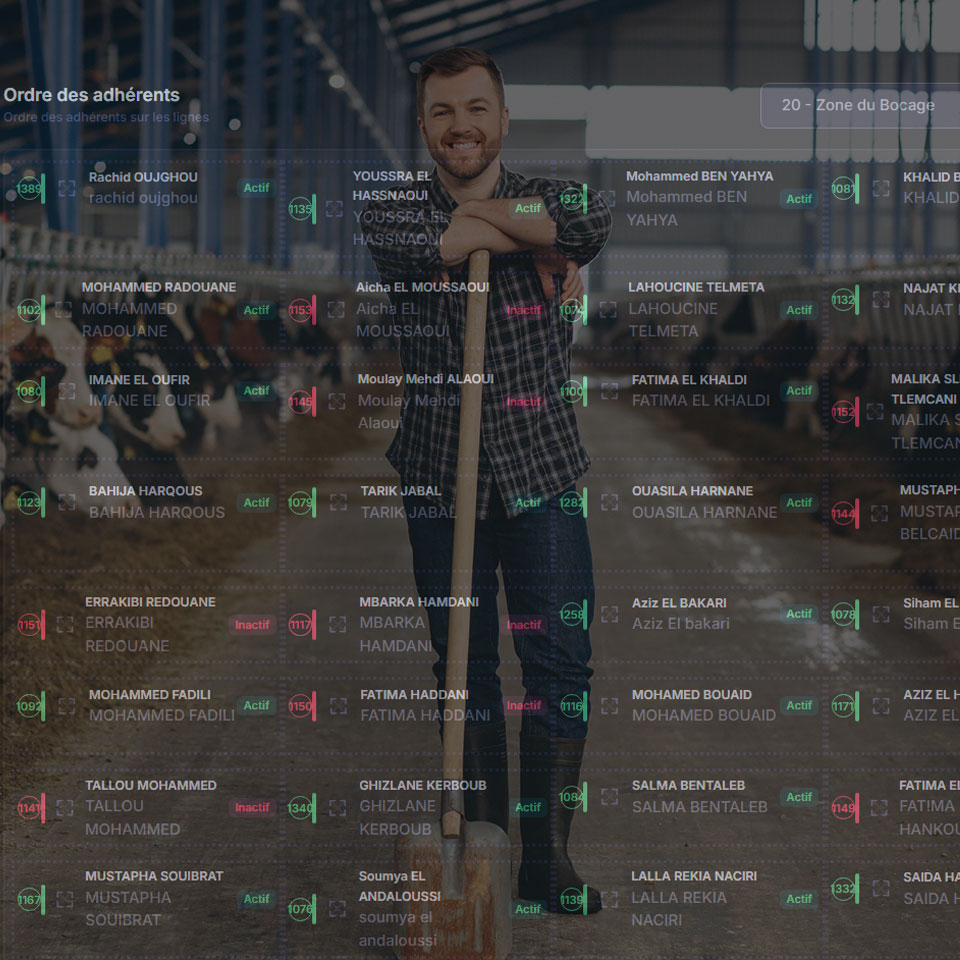 Gestion des adhérents et membres de coopérative