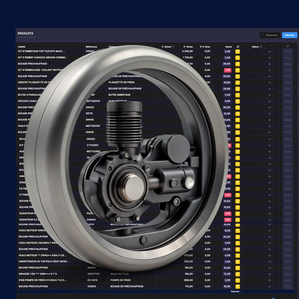 Gestion des produits et équivalences pièces auto - OPERACIUM