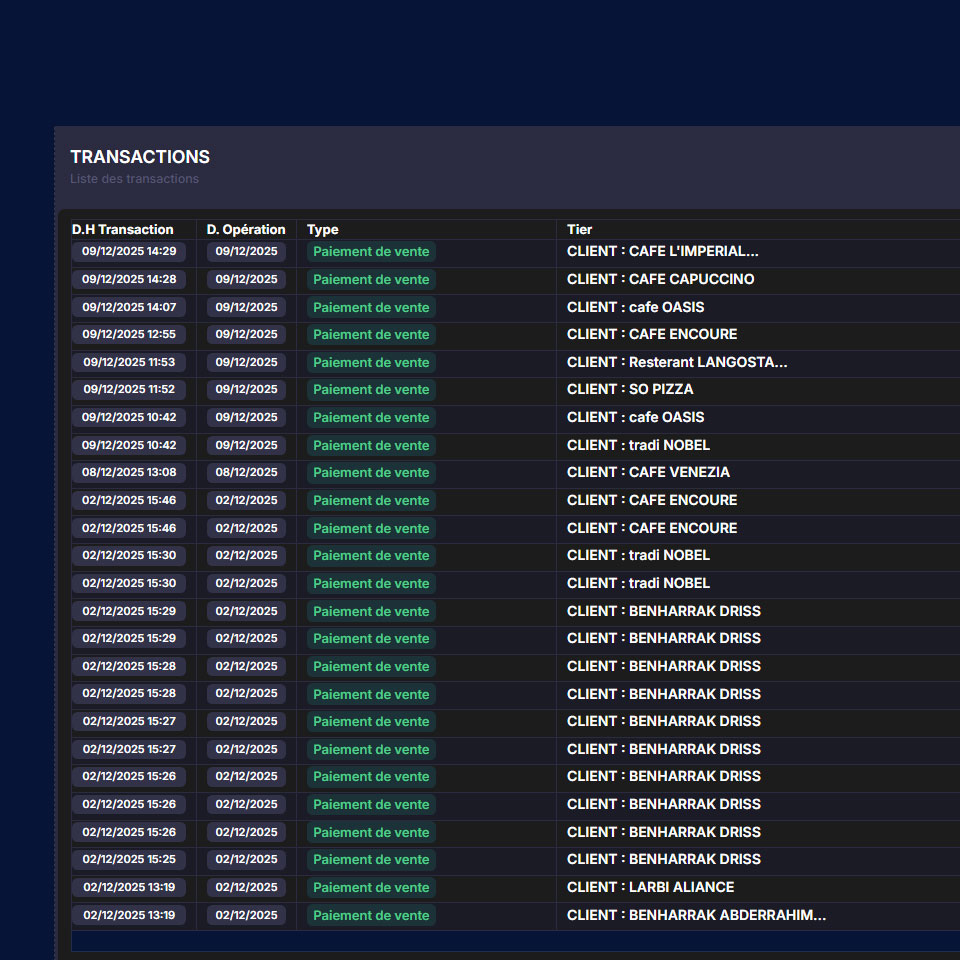 Gestion comptable ventes et achats